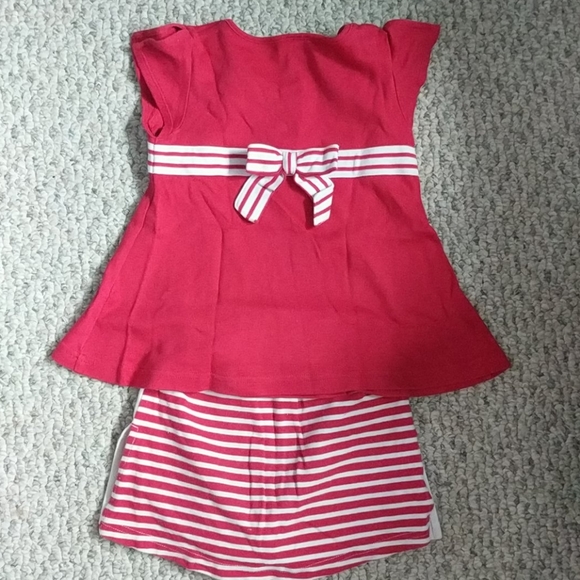 Girls size 3 Gymboree red & white top & skort - Picture 8 of 8